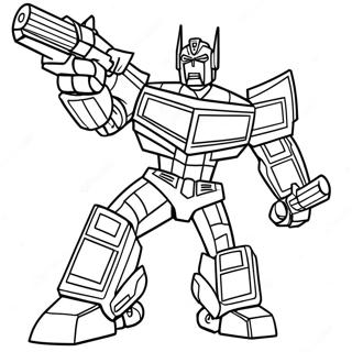 Optimus Prime Toiminnassa Varityskuva 65265-14270