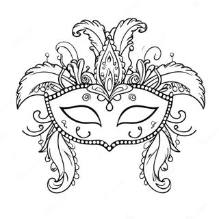 Juhlavainen Mardi Gras Naamari Varityskuva 70222-15369