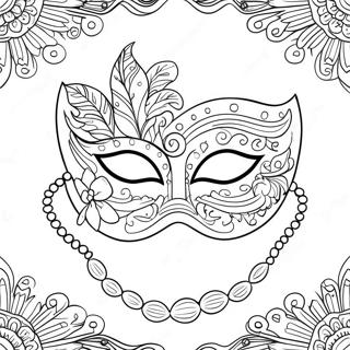 Juhlavainen Mardi Gras Naamari Varityskuva 70222-15370