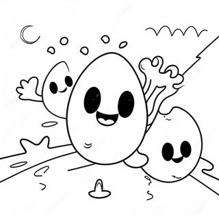 Iloinen Pacman Jahtaamassa Haamuja Varityskuva 70597-15459