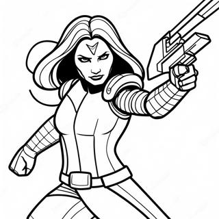 Gamora Taisteluasennossa Varityskuva 70778-15504