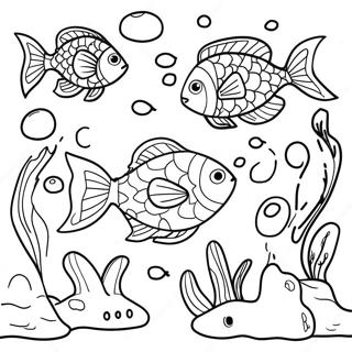 Vesialue Varikkaine Kaloineen Varityskuva 72724 16410