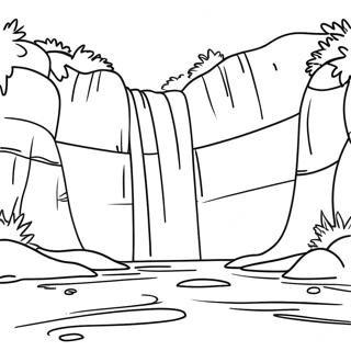 Majesteettinen Vesiputous Varityskuva 72726-16419