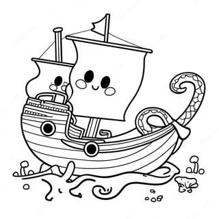 Seikkailunhaluinen Teini Krakken Tutkimassa Laivanhylkya Varittamissivu 72752-16438