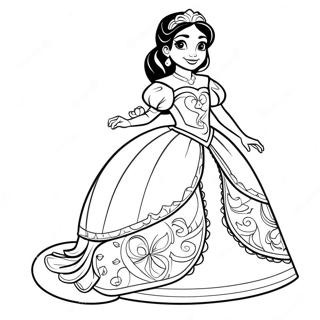 Elena Avalorissa Kuninkaallisessa Puvussa Varityskuva 72828-16490