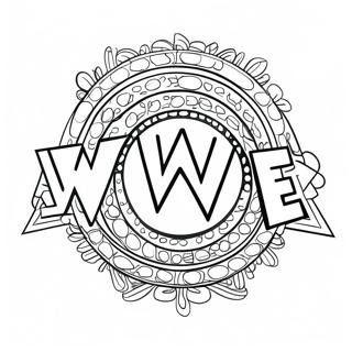 Hauska Wwe Logo Yhdista Pisteet Varityskuva 73805 17254