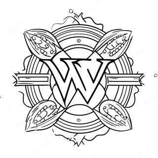 Hauska Wwe Logo Yhdista Pisteet Varityskuva 73805 17255