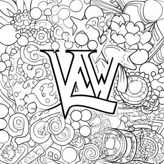 Hauska Wwe Logo Yhdista Pisteet Varityskuva 73805 17256