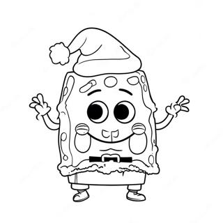 Spongebob Joulupukin Hatulla Varityskuva 73933-17352