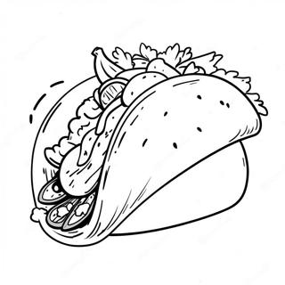 Herkkullinen Taco Liha Taytteena Varityskuva 74803-18034