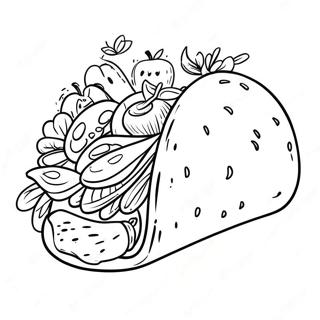 Varikas Taco Vihanneksilla Varityskuva 74804-18039