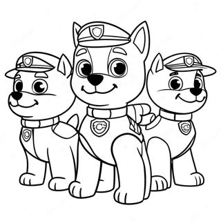 Halloweenin Paw Patrol Varittamissivu 75729-18745