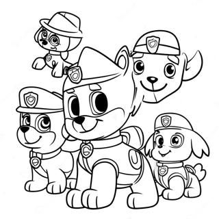 Hauska Halloweenin Paw Patrol Varittamissivu 75732 18757