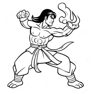 Liu Kang Tekee Tulikickin Varityskuva 78122-20597