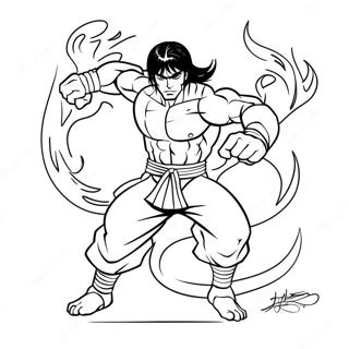 Liu Kang Tekee Tulikickin Varityskuva 78122-20599