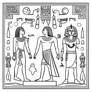 Muinaisen Egyptin Hieroglyfit Varityskuva 78869-21169