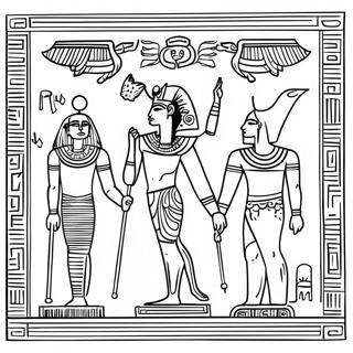 Muinaisen Egyptin Hieroglyfit Varityskuva 78869-21170