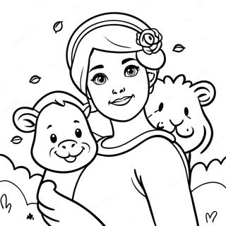 Diana Ja Roma Sopojen Elainten Kanssa Varityskuva 79154-21404