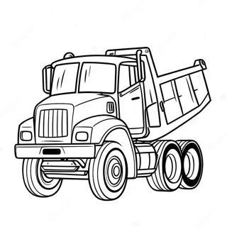 Dump Truck Värityskuvat