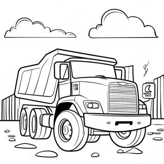 Kippiauto Rakennustyomaalla Varittamissivu 79232 21461