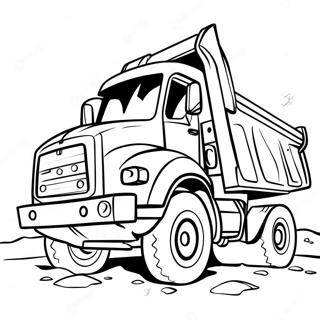 Kippiauto Rakennustyomaalla Varittamissivu 79232 21463