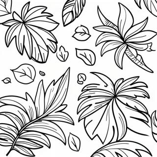 Varikkaat Palmulehdet Varityskuva 80365 22329