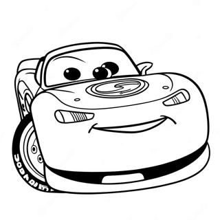 Lightning Mcqueen Suuressa Hymylla Varityskuva 8115-2033