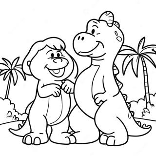 Barney Rubble Ja Dino Varittamissivu 81210 22983