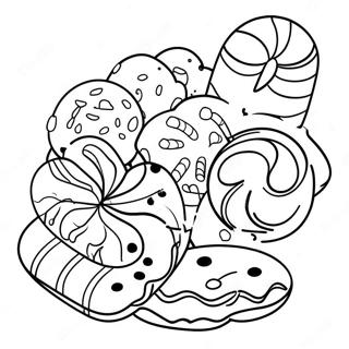 Joulukeksejä Värityssivut