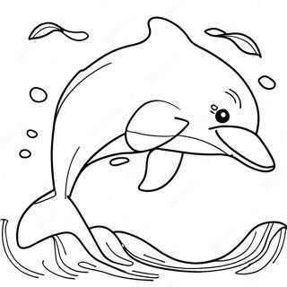 Leikkisa Delfiini Hyppaamassa Varityskuva 82805-24251