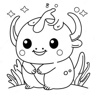 Leikkisa Squishmallow Axolotl Varittamissivu 82910-24333