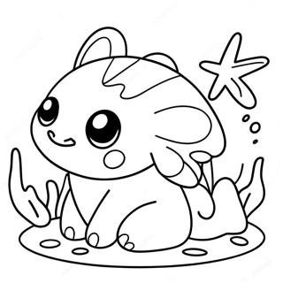 Leikkisa Squishmallow Axolotl Varittamissivu 82910-24334