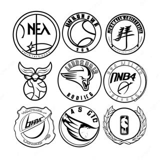 Varikkaat Nba Joukkueiden Logot Varityskuva 83037-24425