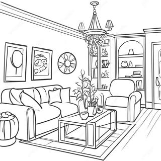 Kodikas Olohuoneen Sisustussuunnittelu Tulostettava Varittamislehti 83241-24587