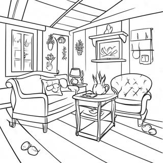 Viehatysvoimainen Maalaistalon Sisustussuunnittelu Tulostettava Varittamislehti 83244-24600