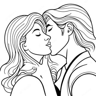 Intohimoinen Suudelma Varityskuva 84703-25738