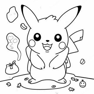 Pelottava Pikachu Karkkien Keruussa Varityskuva 84931-25916