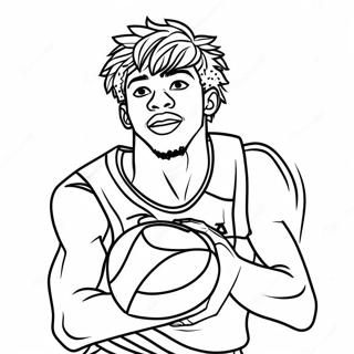 Ja Morant Koripallon Kanssa Varityskuva 85212 26220