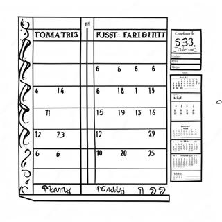 Kalenteri Värityssivut