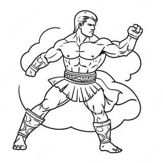 Dynaaminen Soturi Asento Varityskuva 87057-27658