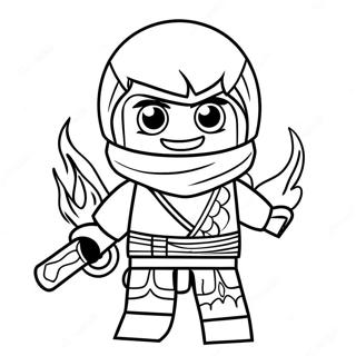 Kai Ninjago Tulielementin Kanssa Varityskuva 87235-27789