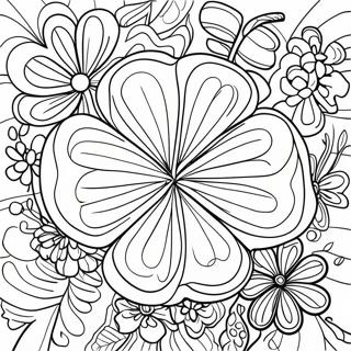 Onnekas Nelilehtinen Apila Varittamiseen 87571 28054