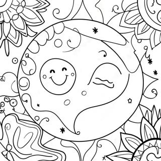 Leikkisa Boheemi Aurinko Ja Kuu Varityskuva 88443 28905