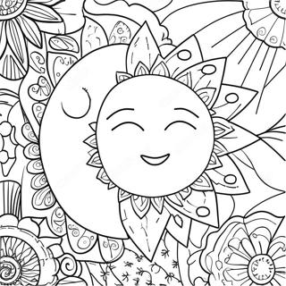 Leikkisa Boheemi Aurinko Ja Kuu Varityskuva 88443 28907