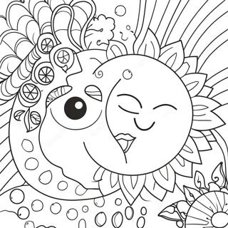 Leikkisa Boheemi Aurinko Ja Kuu Varityskuva 88443 28908