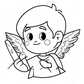 Seikkailunhaluinen Poika Cupidon Jousella Varityskuva 88806 29192