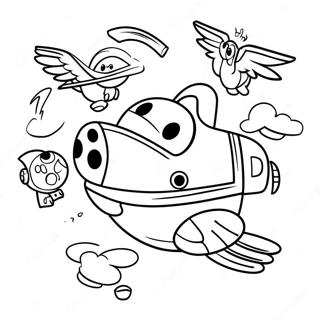 Super Wings Lentoseikkailu Varittamissivu 89214-29498