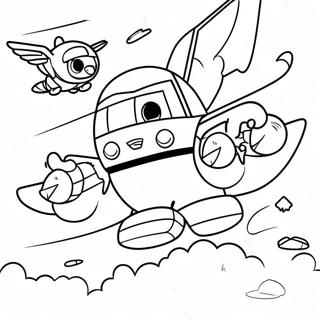 Super Wings Lentoseikkailu Varittamissivu 89214-29499