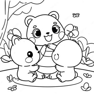 Ihana Calico Critters Leikkimassa Puutarhassa Varityskuva 89783 29941