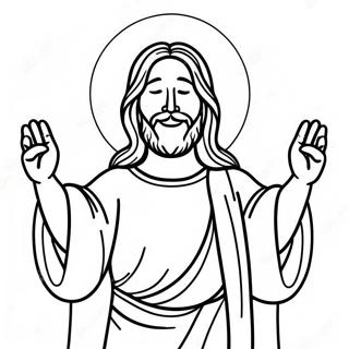 Onnellinen Jeesus Avoimin Kasin Varityskuva 89965-30089